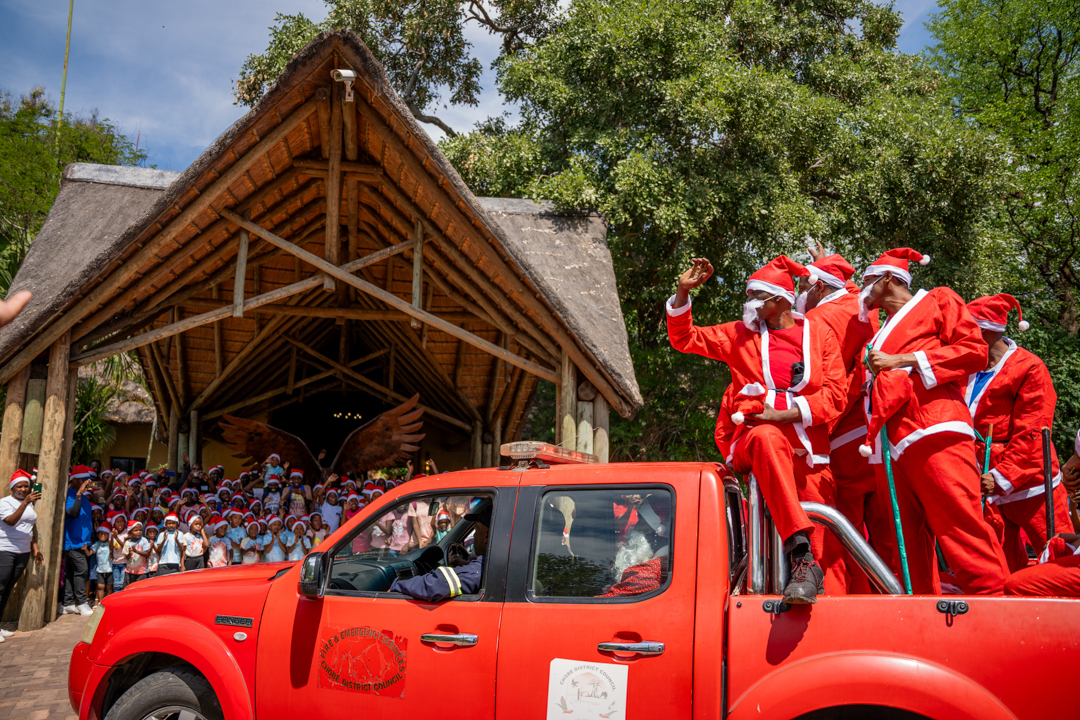 Santas at Chobe Safari Lodge