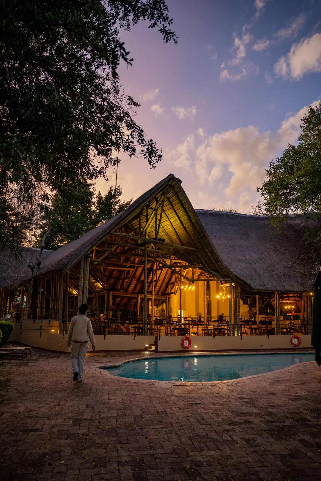 Chobe Safari Lodge - Main Area Sunset - 1